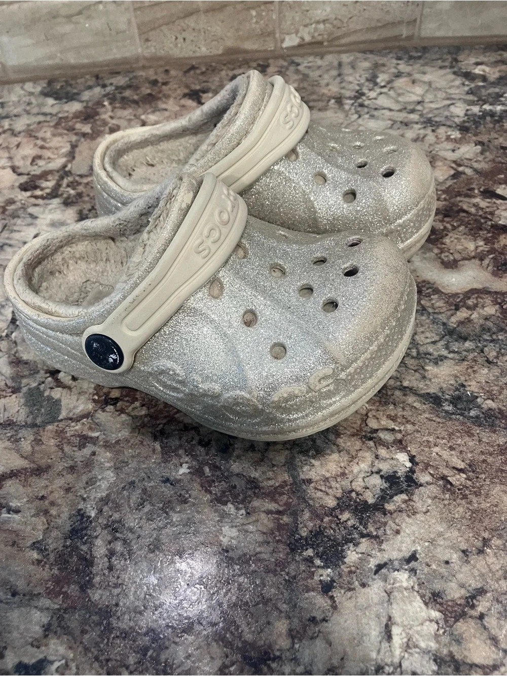 Crocs Kids Classic Glitter Clog